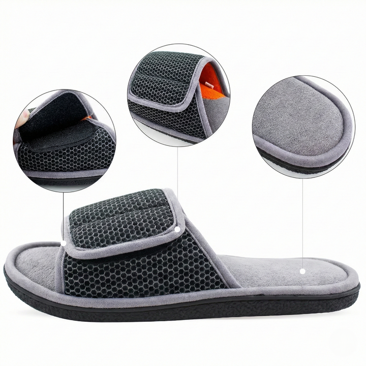 The Restore Adjustable Mesh Slipper - Heston Manor
