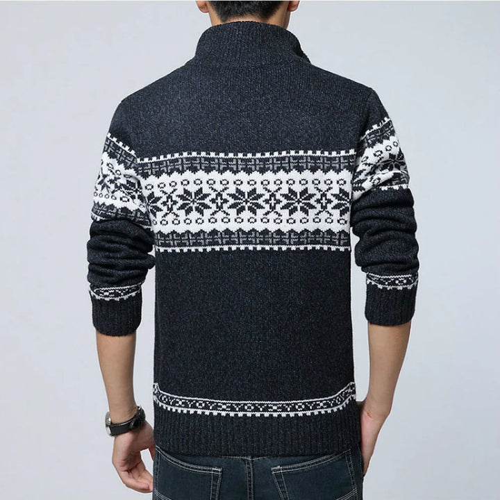 Men’s Nordic Zip Sweater - Heston Manor