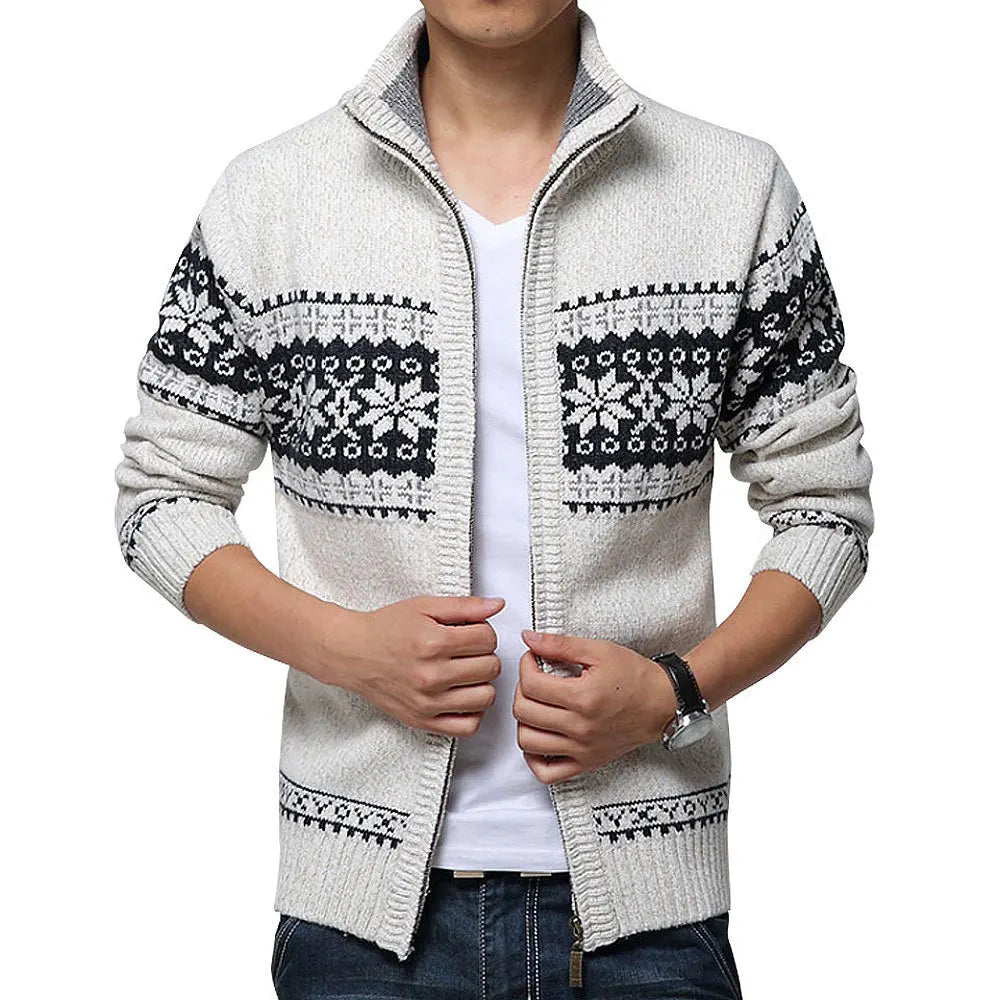 Men’s Nordic Zip Sweater - Heston Manor