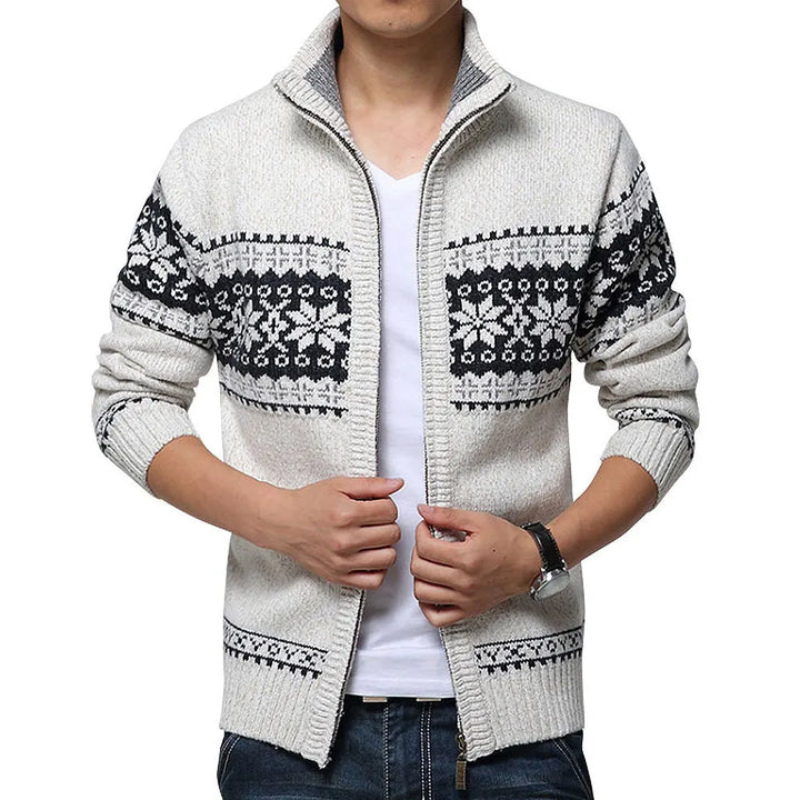 Men’s Nordic Zip Sweater - Heston Manor