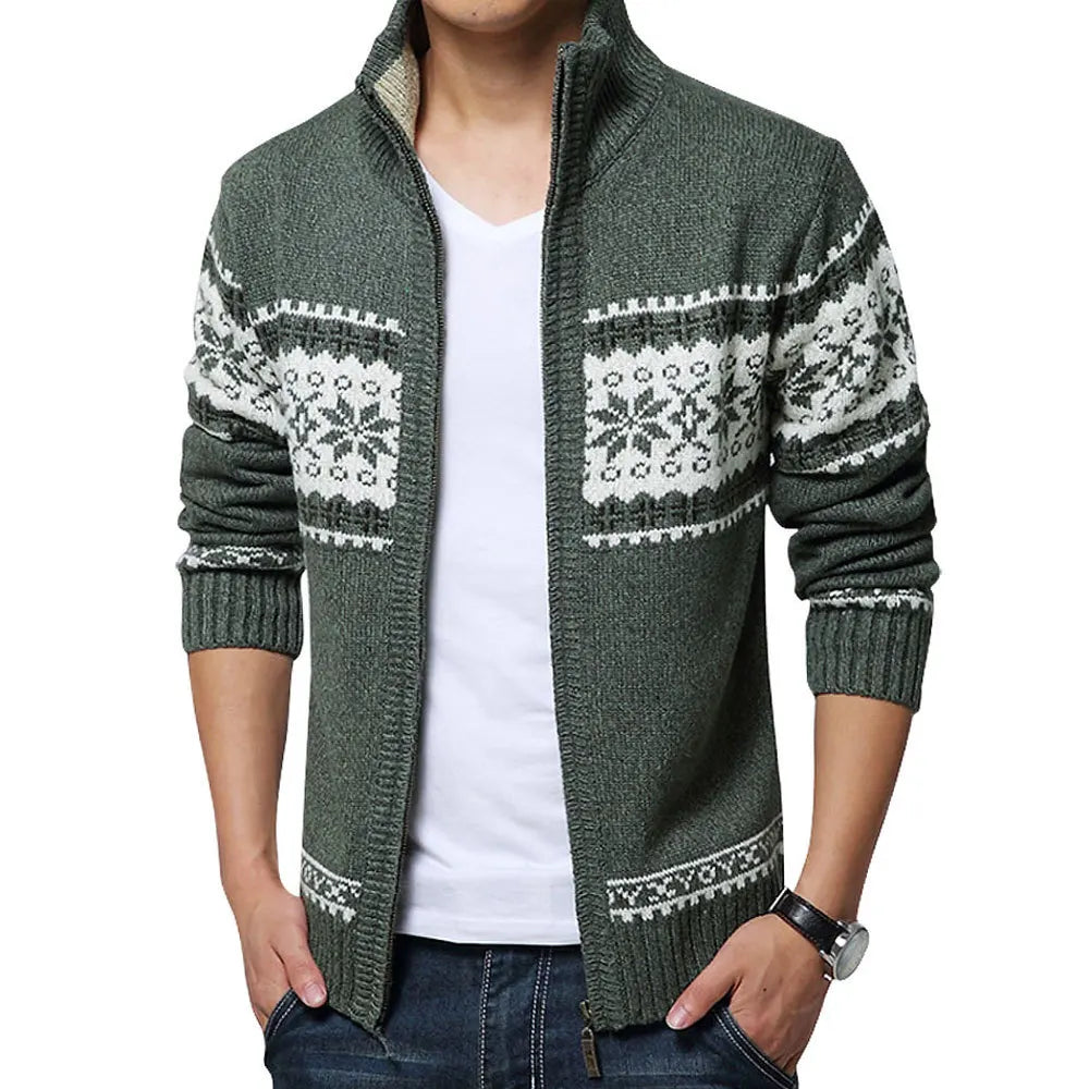 Men’s Nordic Zip Sweater - Heston Manor