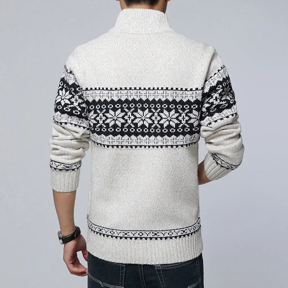 Men’s Nordic Zip Sweater - Heston Manor