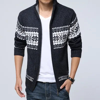 Men’s Nordic Zip Sweater - Heston Manor