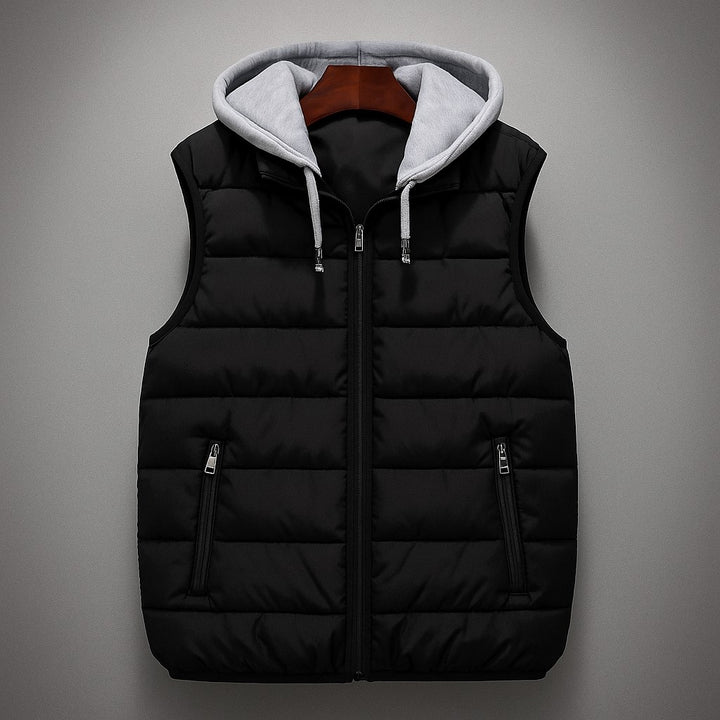 Men’s Quilted Hooded Vest