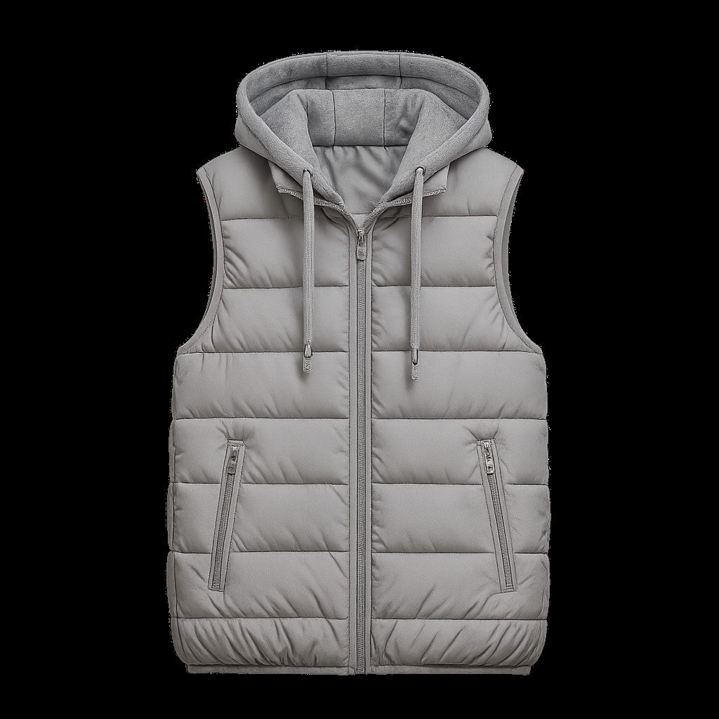 Men’s Quilted Hooded Vest