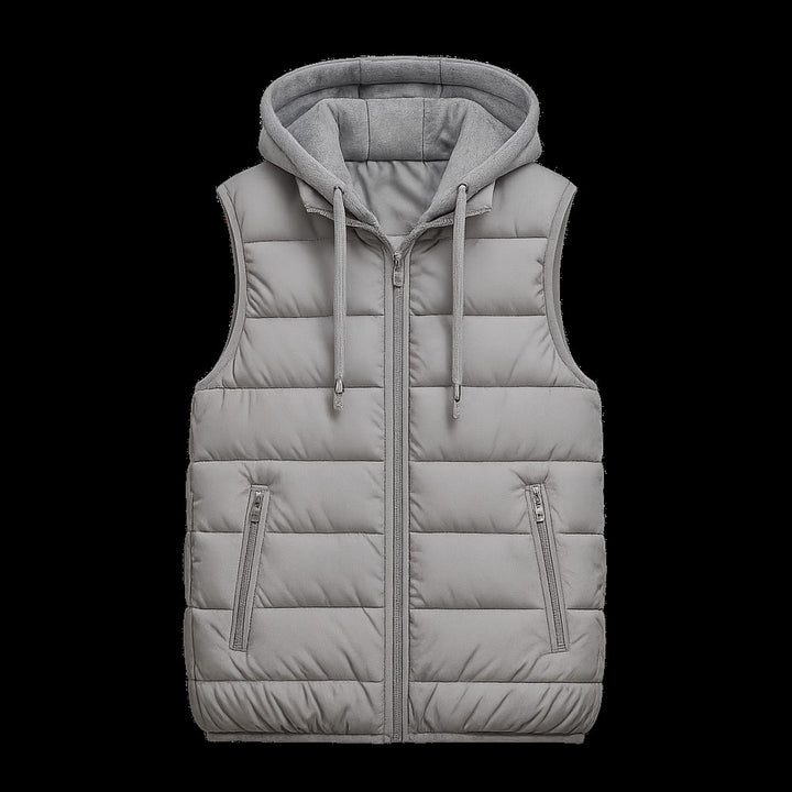 Men’s Quilted Hooded Vest