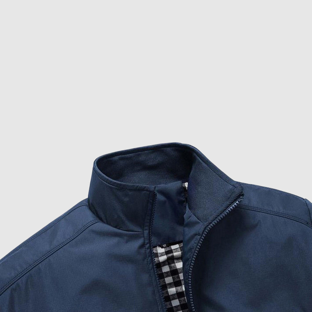 Casual men’s stand collar autumn jacket - HESTON MANOR