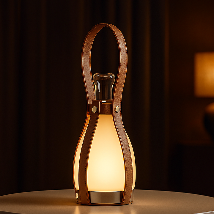 Nordic Glass Bottle LED Table Lamp