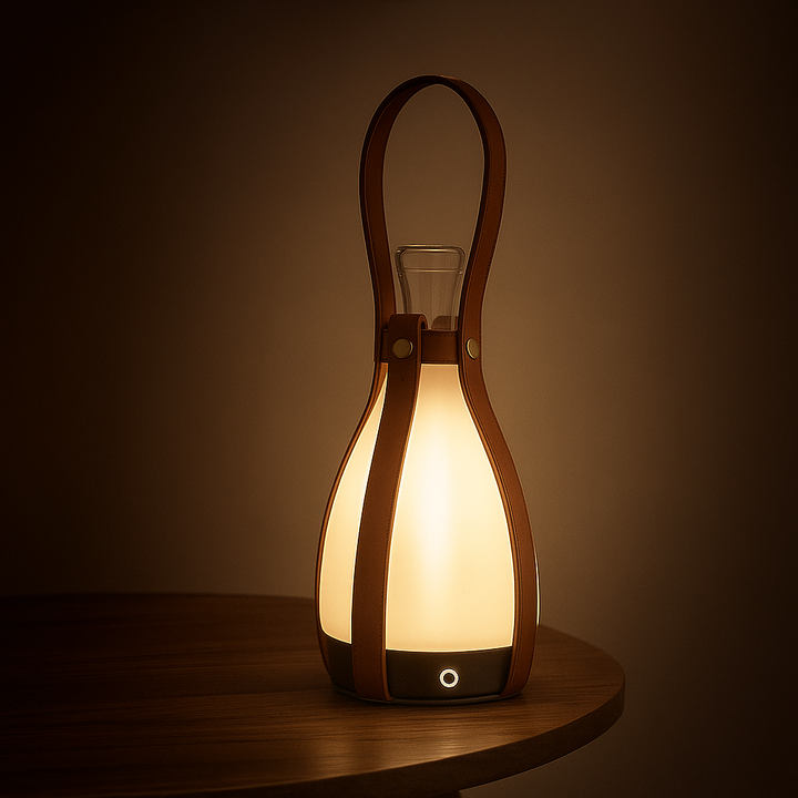 Nordic Glass Bottle LED Table Lamp