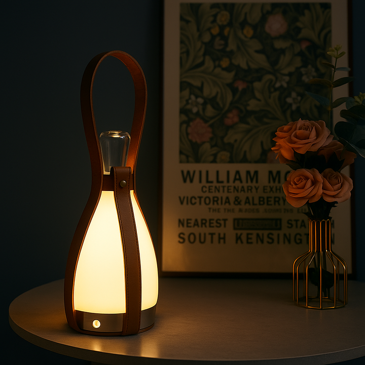 Nordic Glass Bottle LED Table Lamp