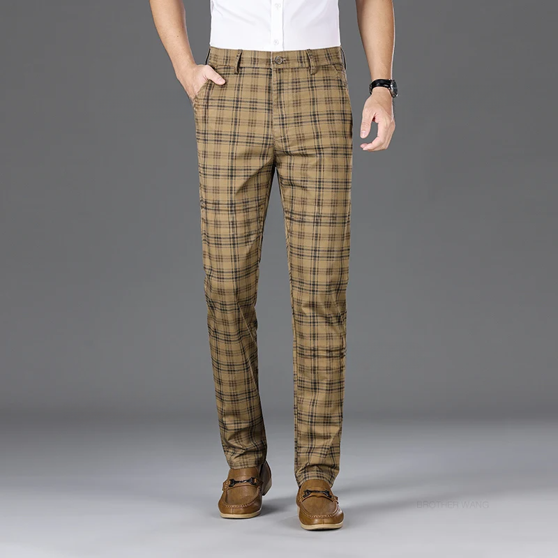 Classic Fit Stretch Pants - HESTON MANOR