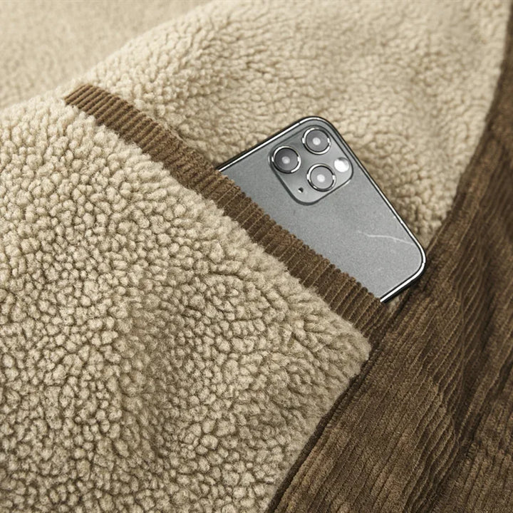 Men’s Sherpa-Lined Corduroy Jacket