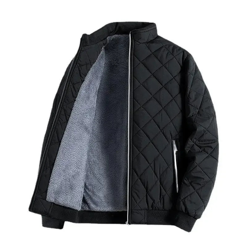 Men’s Quilted Stand-Collar Jacket - Heston Manor