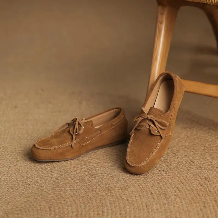 Women’s Suede Boat Shoes - Heston Manor