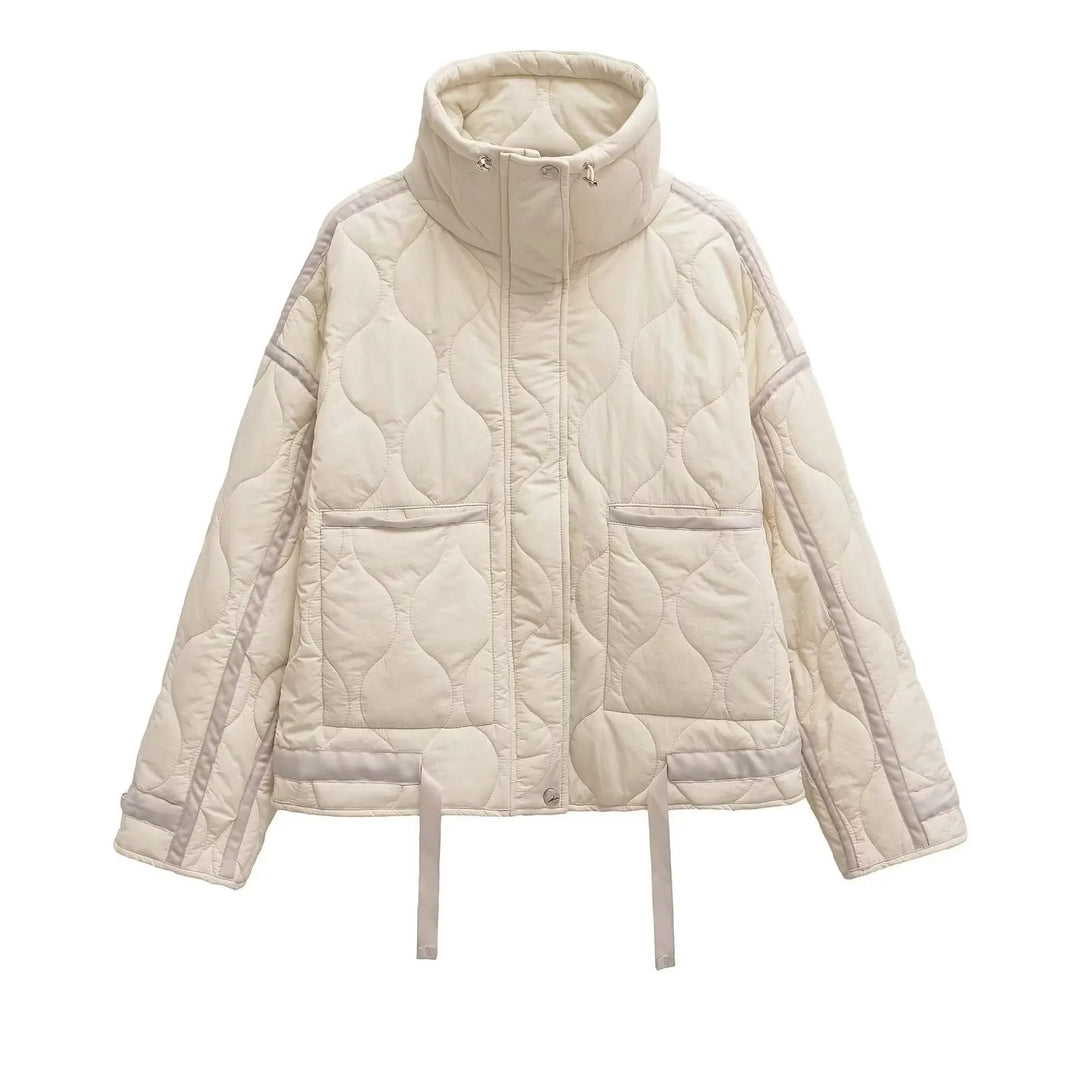 Women’s Quilted High-Neck Coat