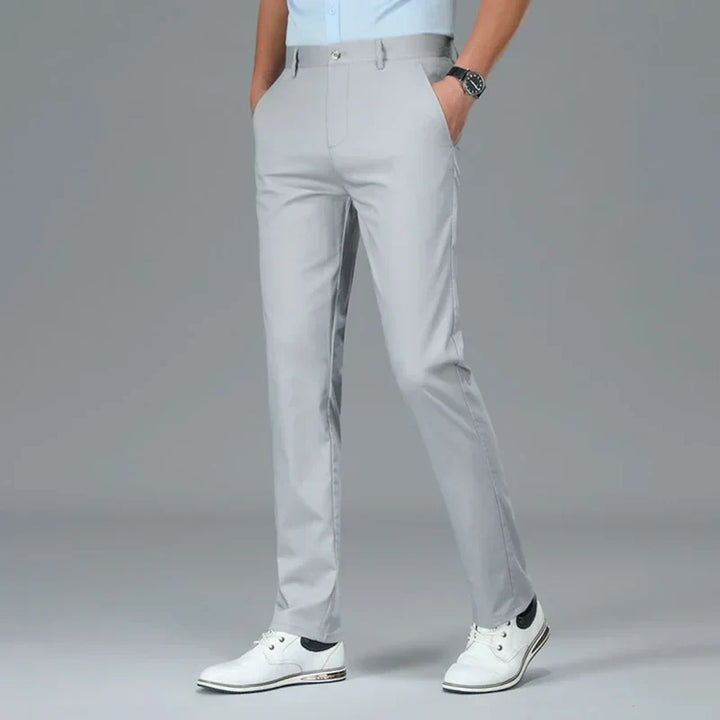 Men's Straight Leg Bamboo Fiber Trousers