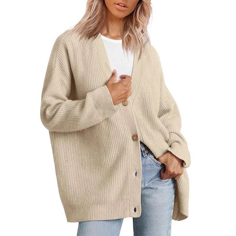 Women’s Oversized Knit Cardigan - Heston Manor