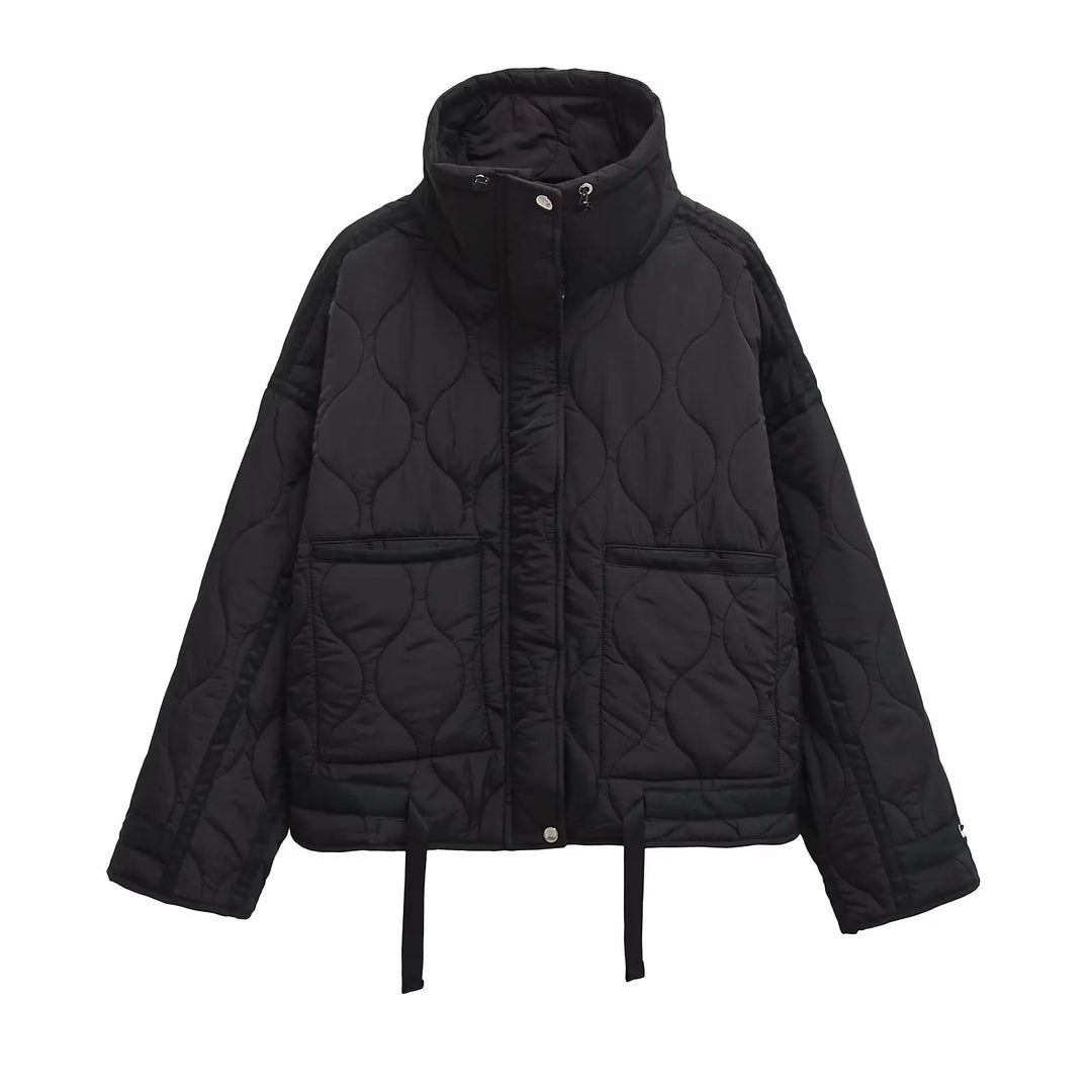 Women’s Quilted High-Neck Coat