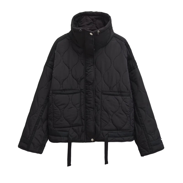 Women’s Quilted High-Neck Coat