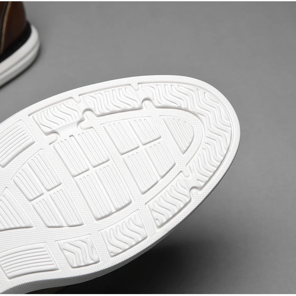 Breathable Leather Oxford - HESTON MANOR