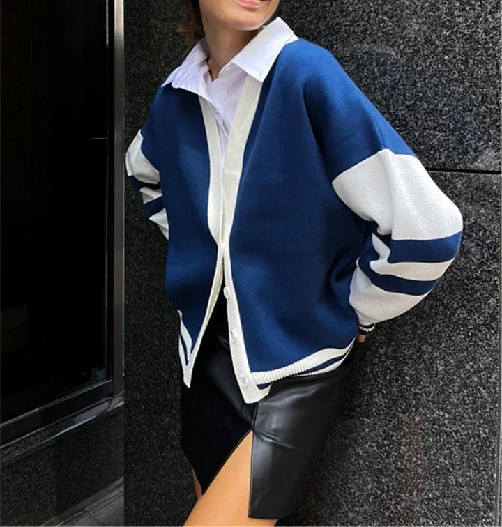 Cozy V-Neck Cardigan - HESTON MANOR