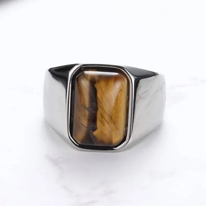 Tiger Eye Gemstone Ring - HESTON MANOR