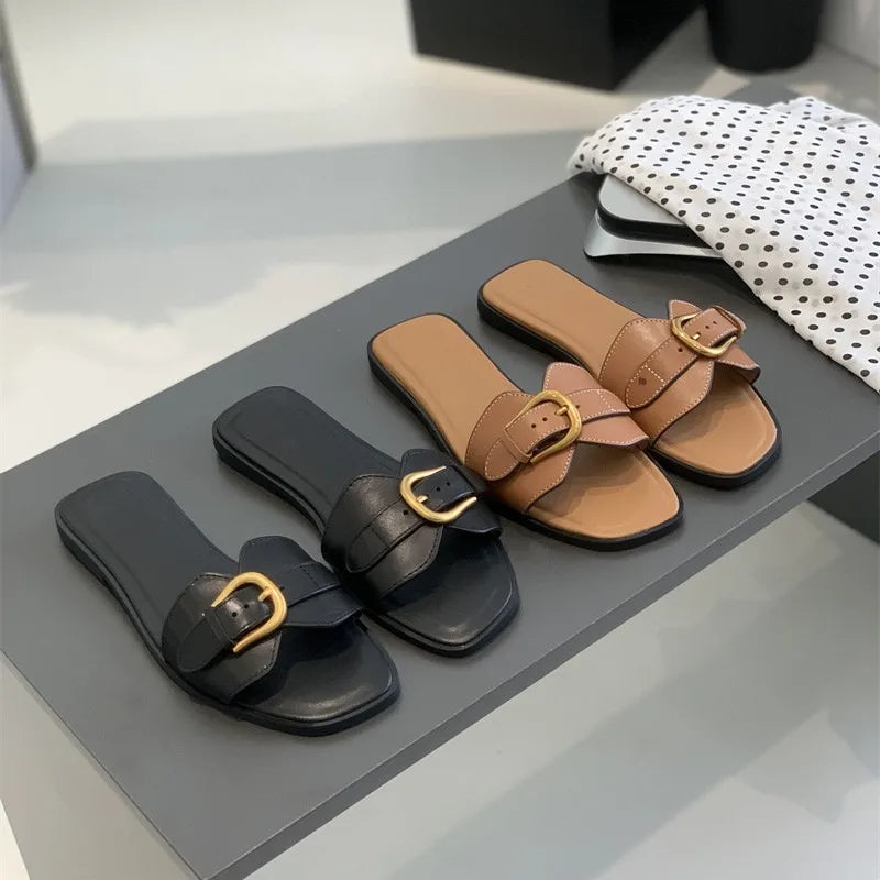 Butterfly Buckle Flats - HESTON MANOR
