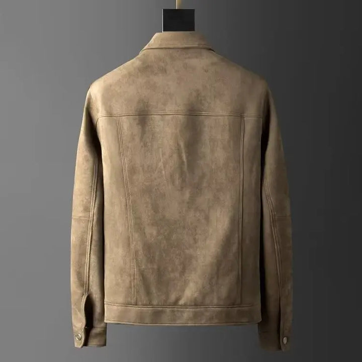 Men’s Soft-Texture Button Jacket
