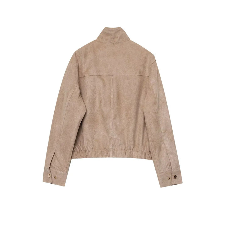 Women's Ultra-Soft Suede Button Jacket