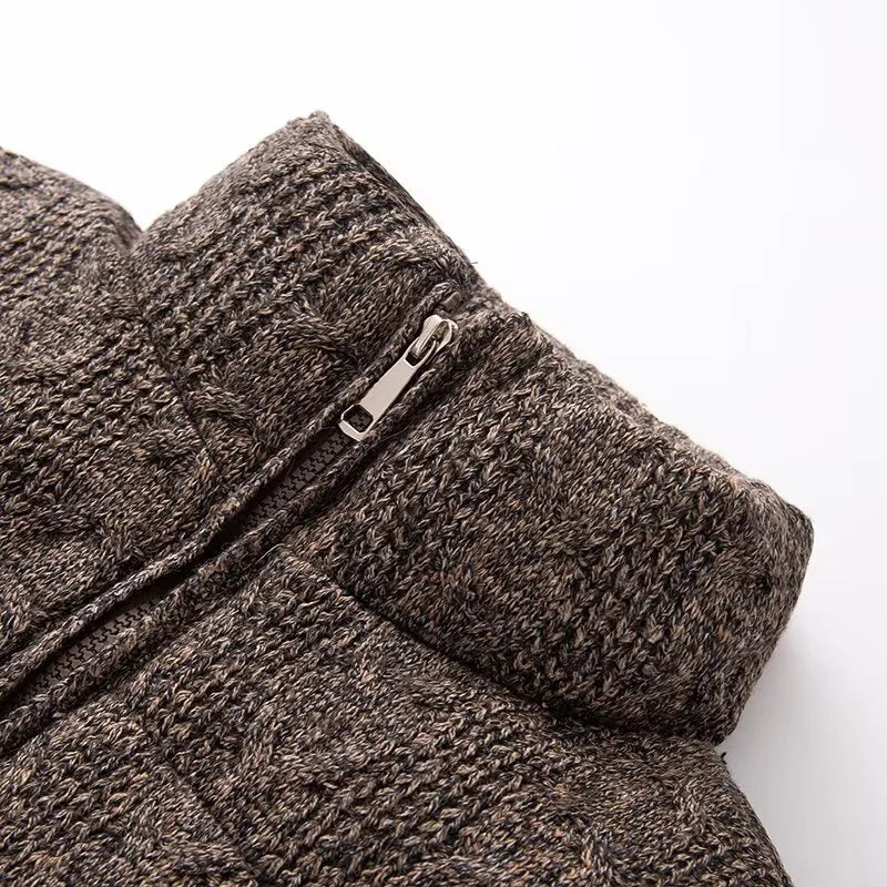 Women’s Textured Knit Zip Jacket