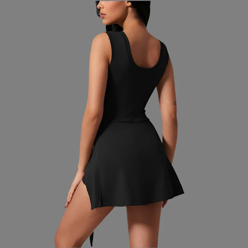 Sarong Wrap Tennis Dress - HESTON MANOR