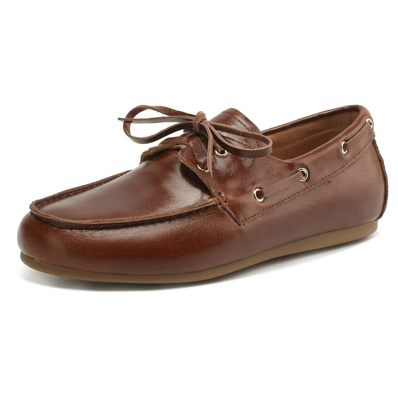 Women’s Suede Boat Shoes - Heston Manor