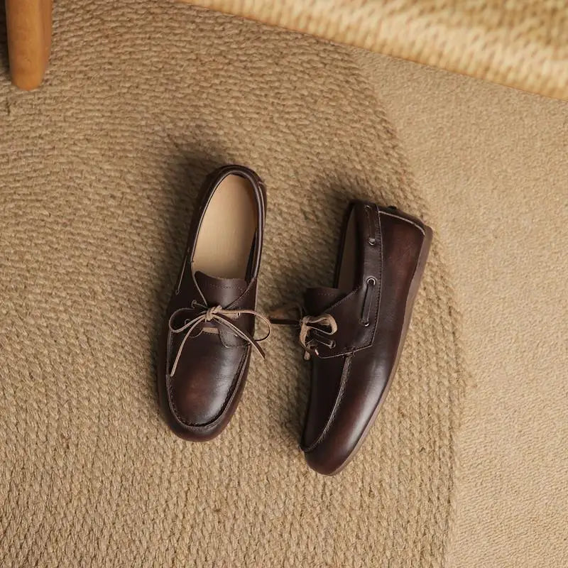 Women’s Suede Boat Shoes - Heston Manor