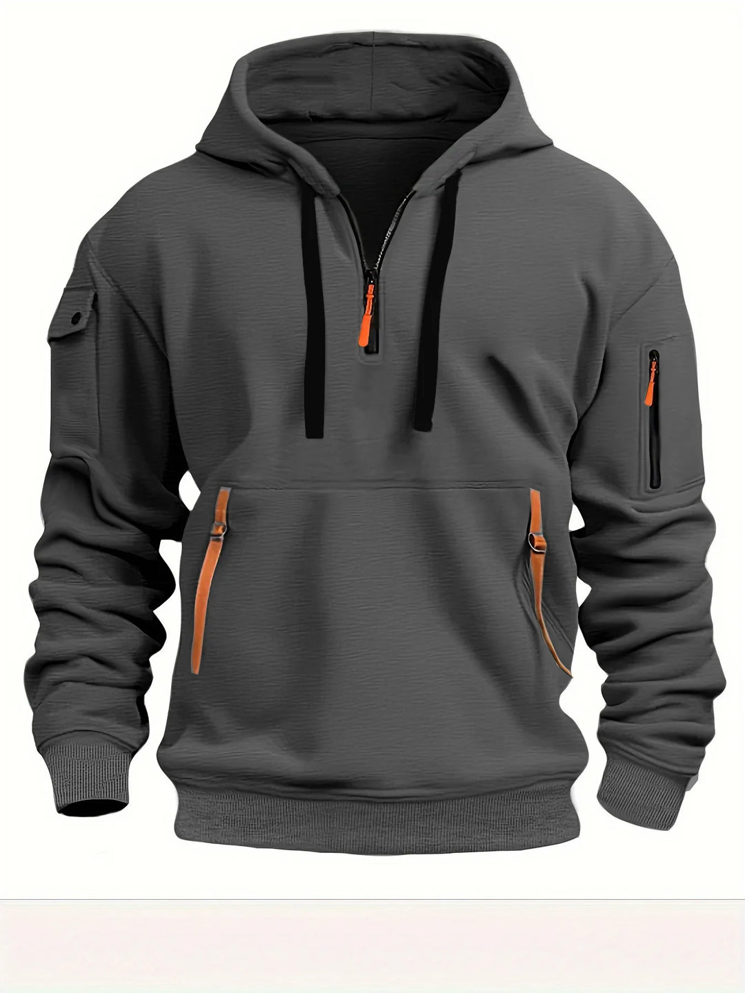 Men’s Utility Half-Zip Hooded Sweatshirt