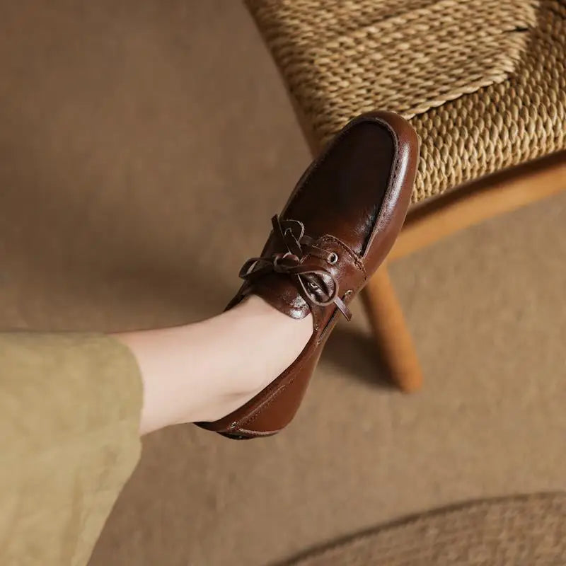 Women’s Suede Boat Shoes - Heston Manor