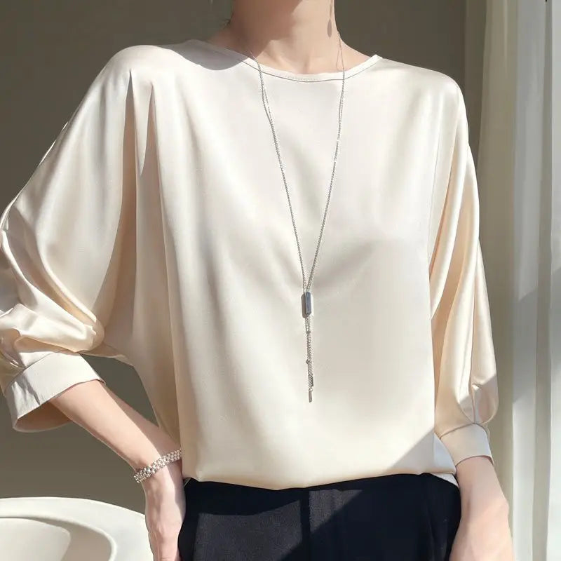 Women’s Satin Blouse - Heston Manor