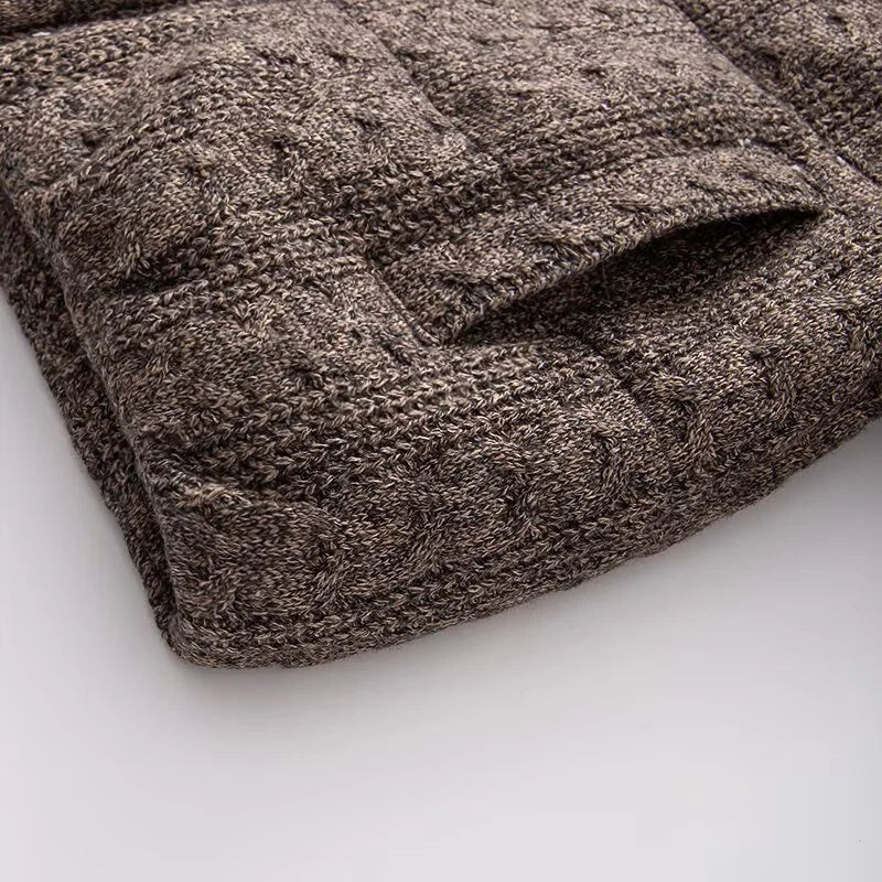 Women’s Textured Knit Zip Jacket