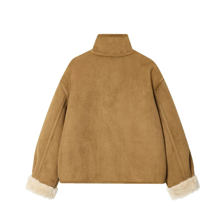 Women’s Reversible Faux-Shearling Coat