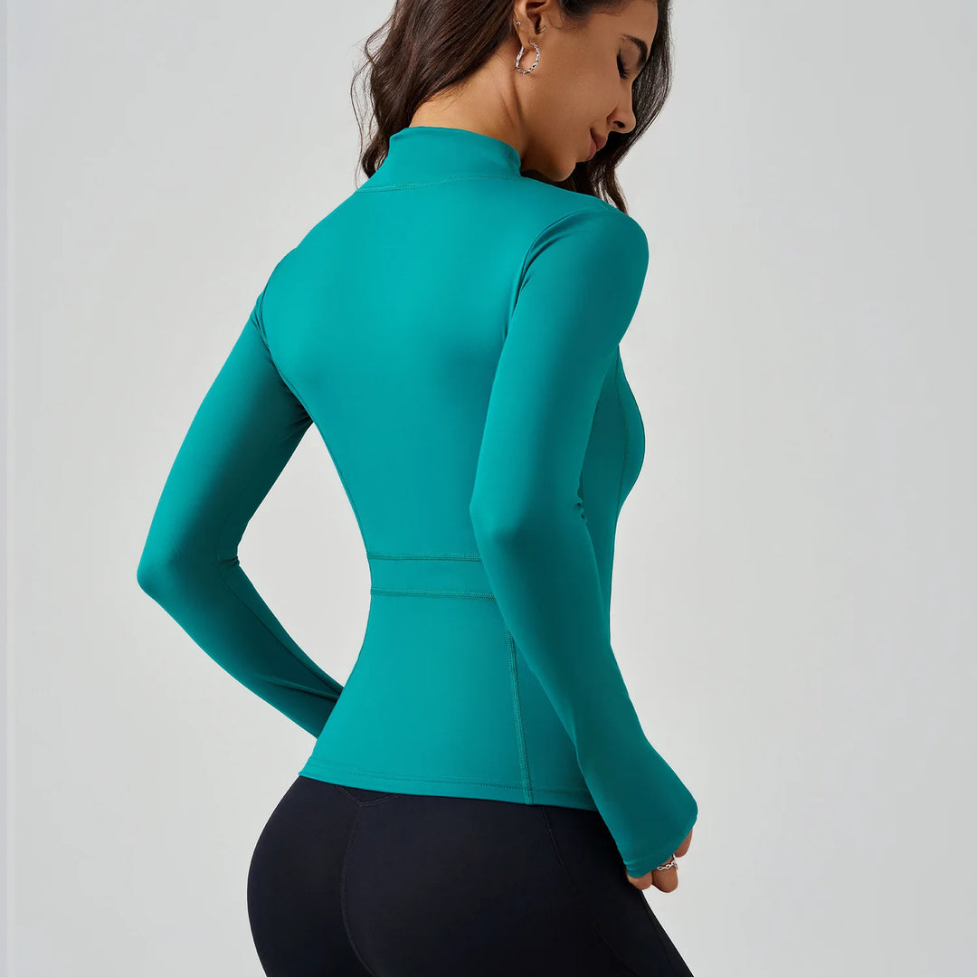 Women’s Performance Zip-Front Yoga Top