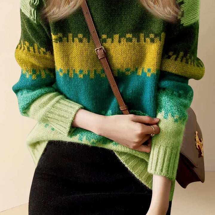 Knitted Pixel Pullover - HESTON MANOR