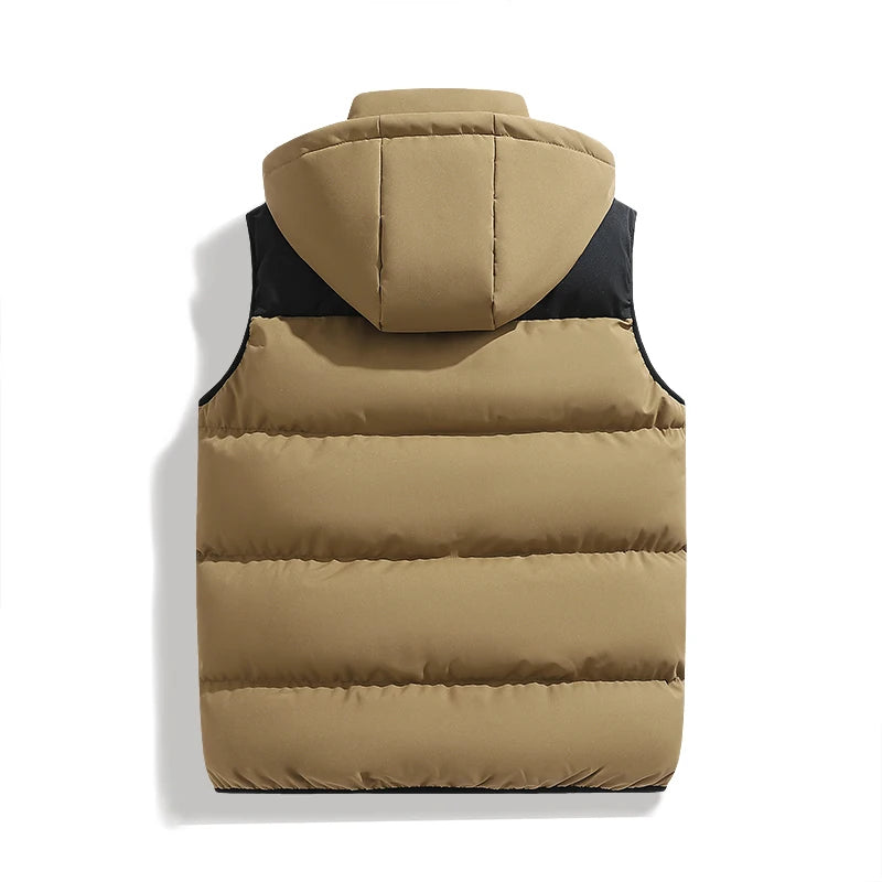 Men’s Hooded Puffer Vest - Heston Manor