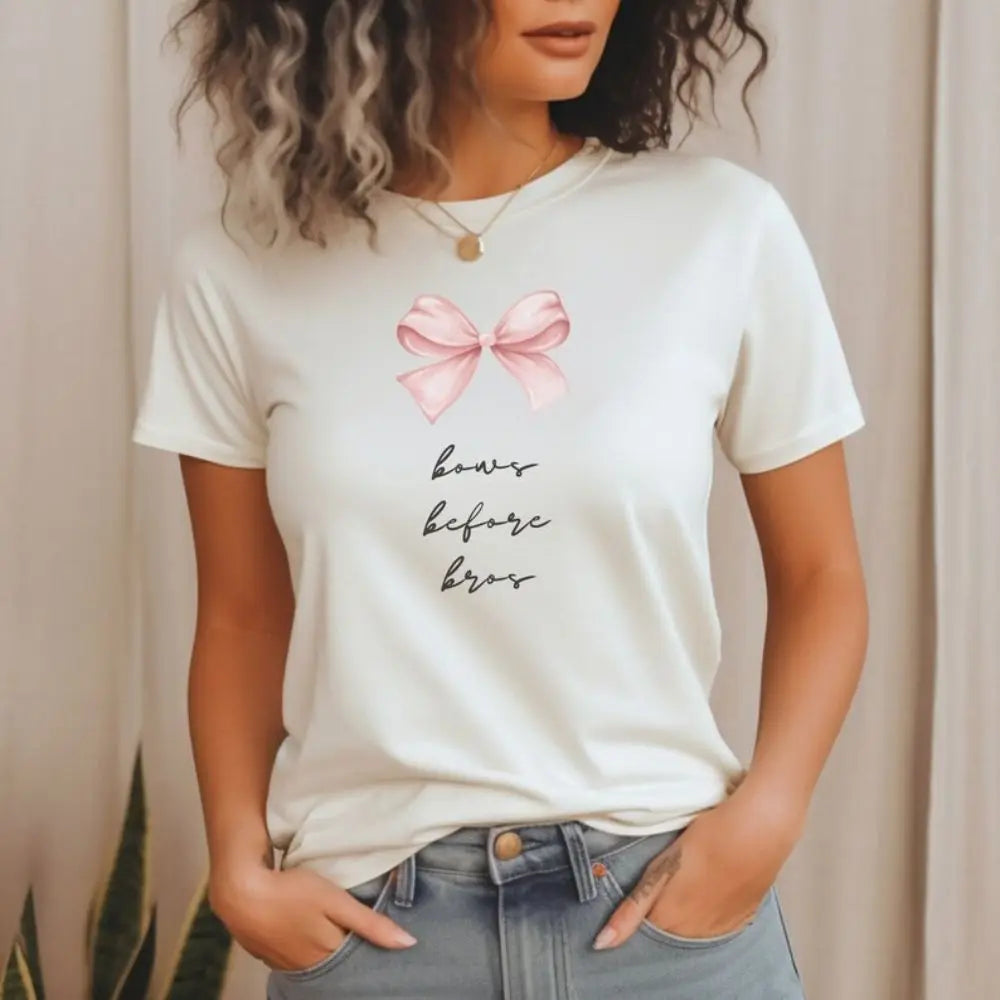 Pink Bow T-Shirt - HESTON MANOR