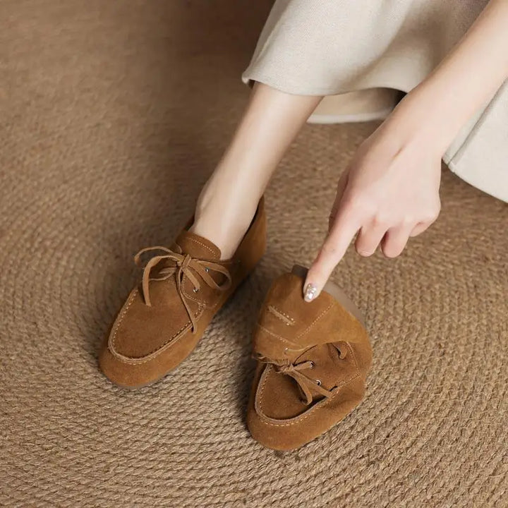 Women’s Suede Boat Shoes - Heston Manor