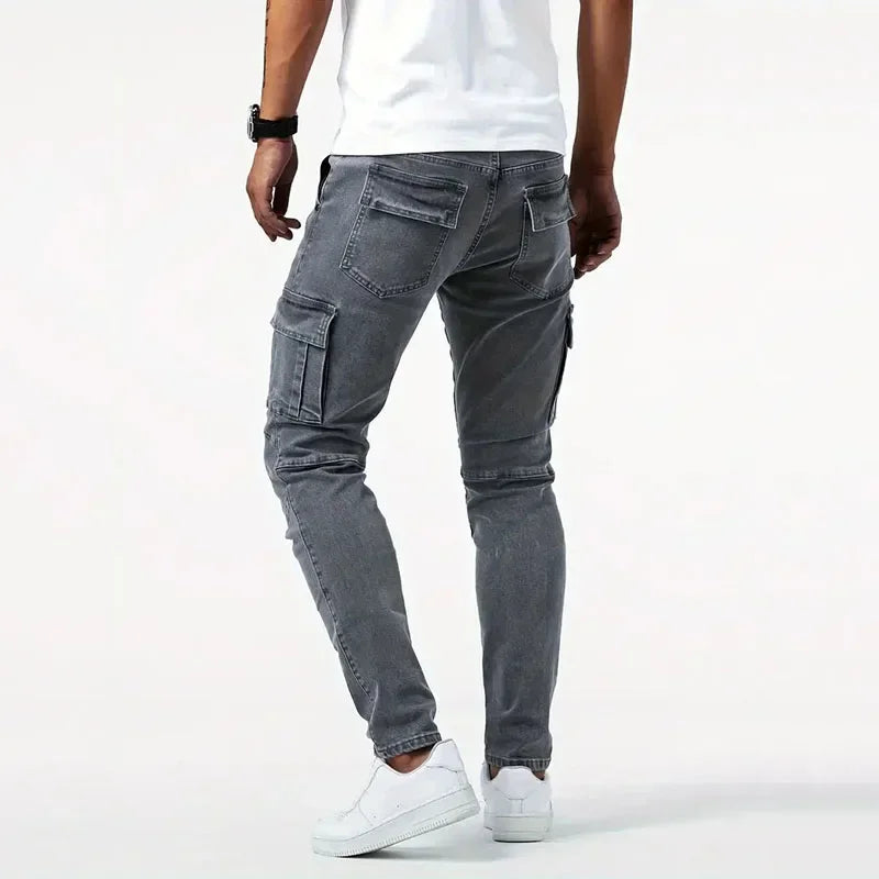 Flex-fit Cargo Jeans - HESTON MANOR