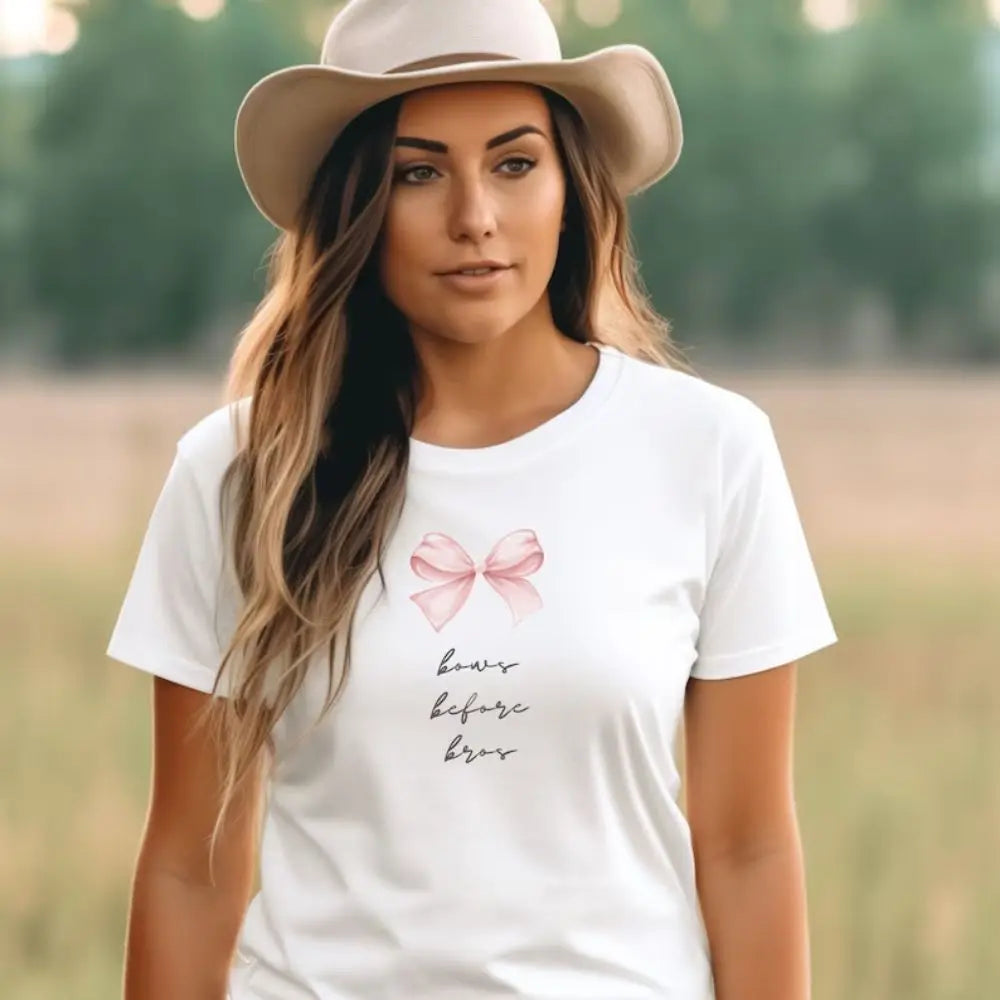 Pink Bow T-Shirt - HESTON MANOR