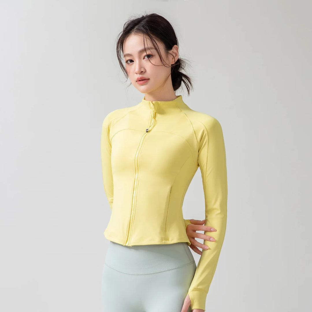 Women’s Performance Zip-Front Yoga Top