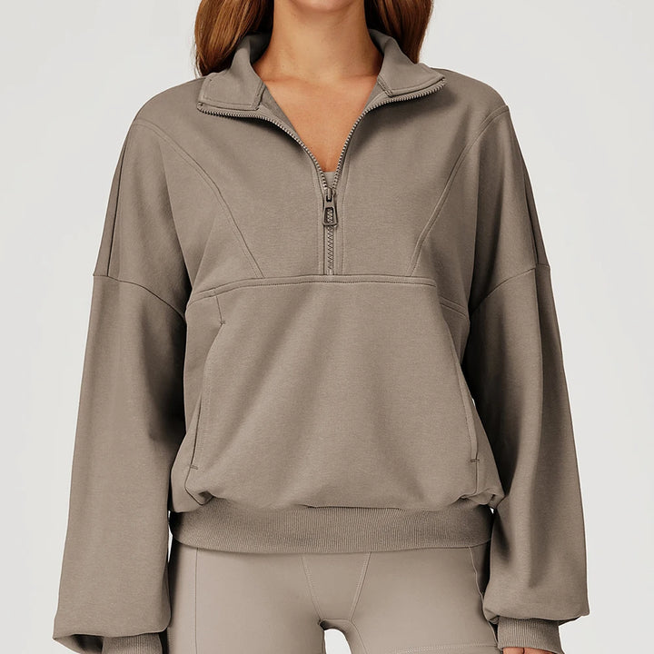 Women’s Half-Zip Long Sleeve Athletic Top