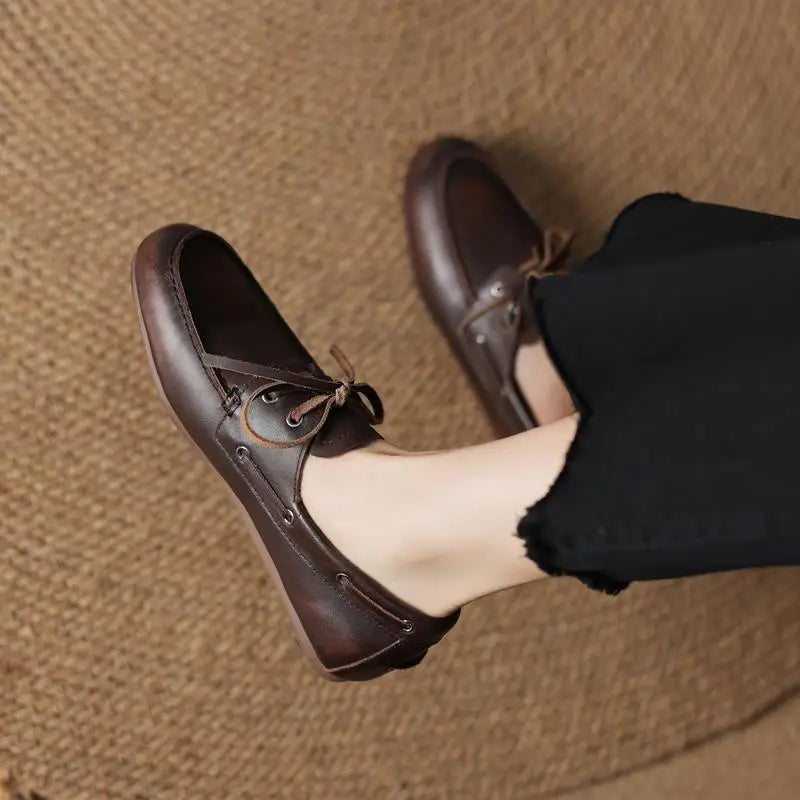 Women’s Suede Boat Shoes - Heston Manor