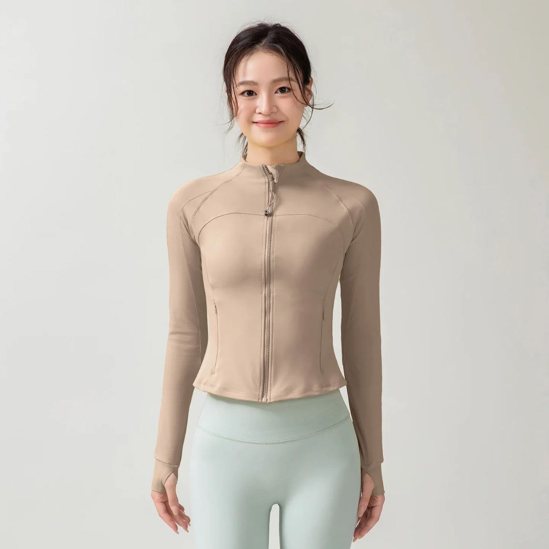 Women’s Performance Zip-Front Yoga Top