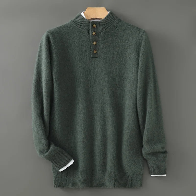 Men’s Mink Cashmere Sweater - Heston Manor